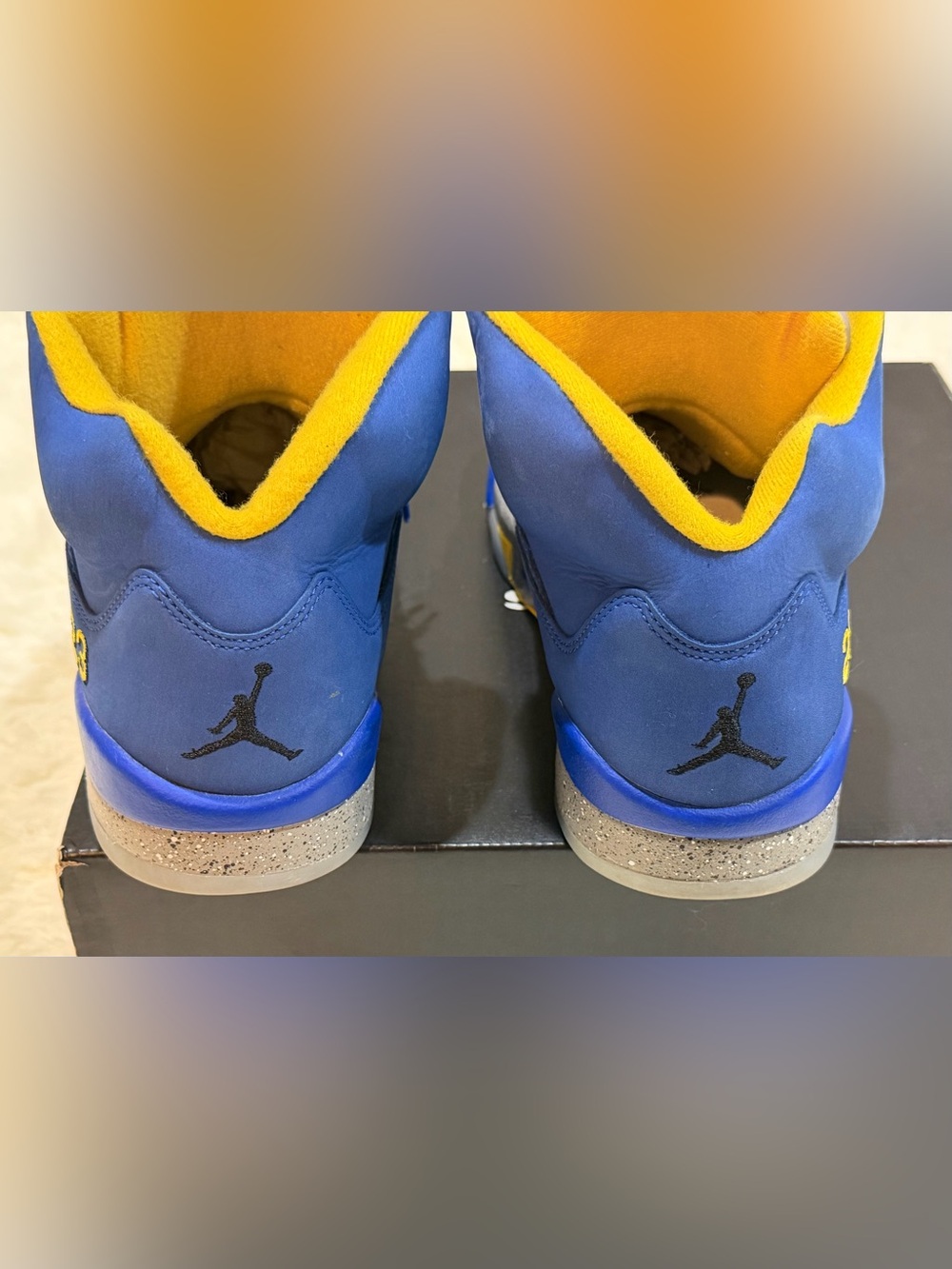 Men’s Air Jordan 5 Retro JSP Laney Varsity Royal - Size 9.5 - CD2720-400 - Picture 6 of 10